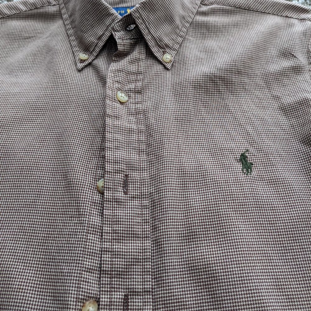 👔👔Ralph Lauren+1👔 Button Down Collared Shirt Size Small - Picture 3 of 11